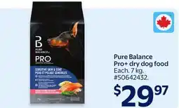Walmart Pure Balance Pro+ dry dog food offer