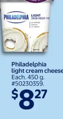 Walmart Philadelphia light cream cheese offer