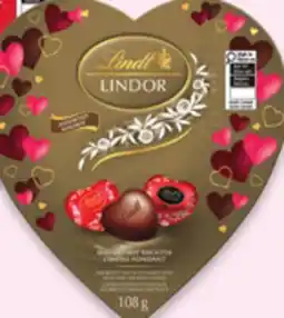 Walmart Lindt Lindor chocolate hearts offer