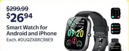 Walmart Smart Watch for Android and iPhone offer