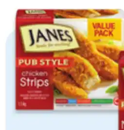 Walmart Janes Pub Style breaded chicken strips offer