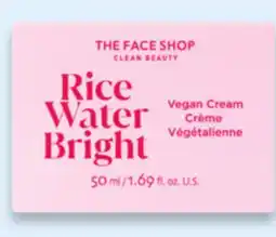 Walmart The Face Shop rice water bright vegan cream offer