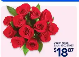 Walmart Dozen roses offer