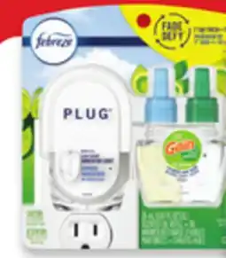Walmart Febreze Air or bathroom air freshener 2-pack or PLUG starter kit offer