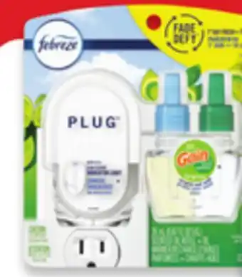 Walmart Febreze Air or bathroom air freshener 2-pack or PLUG starter kit offer