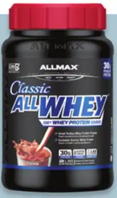 Walmart Allmax AllWhey protein powder offer