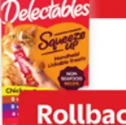 Walmart Delectables Squeeze Up cat treats variety pack offer