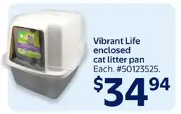 Walmart Vibrant Life enclosed cat litter pan offer