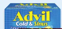 Walmart Advil Cold & Sinus 40s offer