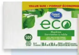 Walmart Great Value Eco napkins 500s offer