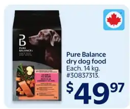 Walmart Pure Balance Dry Dog Food offer