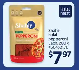 Walmart Shahir halal pepperoni offer
