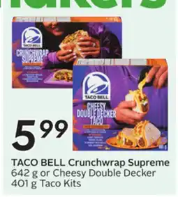 Sobeys TACO BELL Crunchwrap Supreme offer