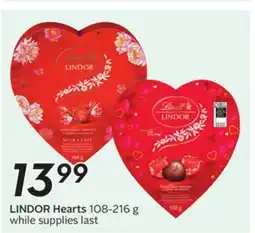 Sobeys LINDOR Hearts offer