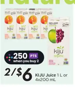 Sobeys KIJU Juice offer