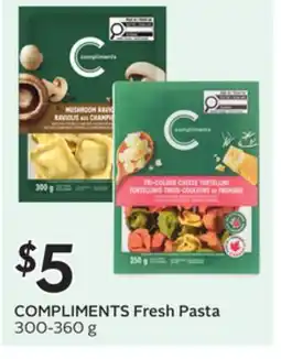 Sobeys COMPLIMENTS Fresh Pasta offer