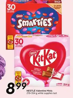 Sobeys NESTLÉ Valentine Minis offer