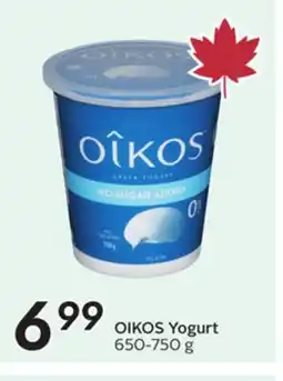 Sobeys OIKOS Yogurt offer