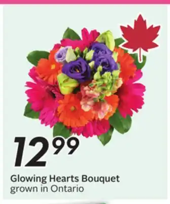 Sobeys Glowing Hearts Bouquet offer