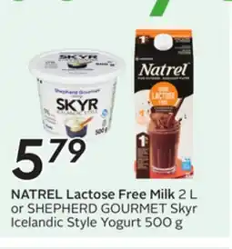 Sobeys NATREL Lactose Free Milk offer