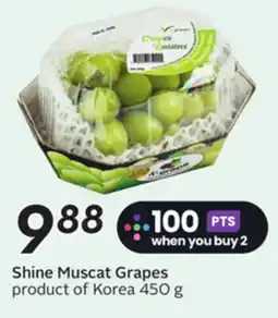 Sobeys Shine Muscat Grapes offer