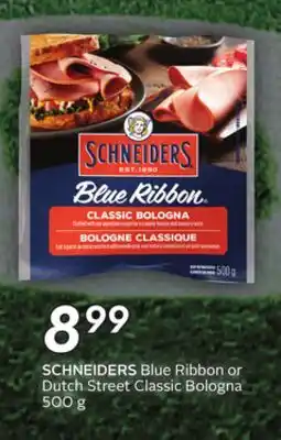 Sobeys SCHNEIDERS Blue Ribbon or Dutch Street Classic Bologna offer