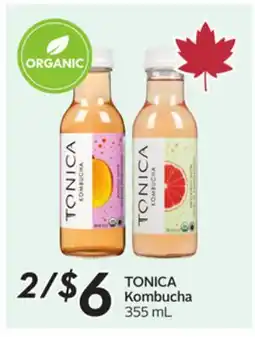 Sobeys TONICA Kombucha offer