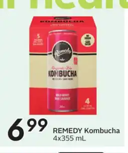 Sobeys REMEDY Kombucha offer