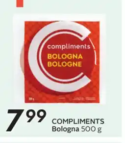 Sobeys COMPLIMENTS Bologna offer