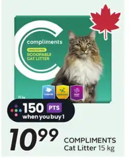 Sobeys COMPLIMENTS Cat Litter offer