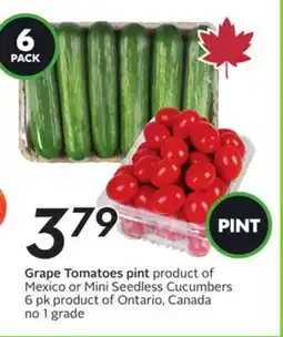 Sobeys Grape Tomatoes pint offer