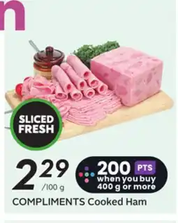Sobeys COMPLIMENTS Cooked Ham offer