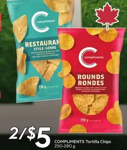 Sobeys COMPLIMENTS Tortilla Chips offer