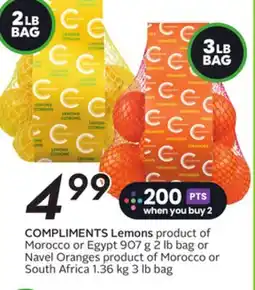 Sobeys COMPLIMENTS Lemons offer