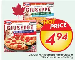 Sobeys DR. OETKER Giuseppe Rising Crust or Thin Crust Pizza offer