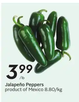 Sobeys Jalapeño Peppers offer