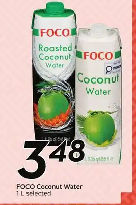 Sobeys FOCO Coconut Water offer