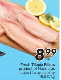 Sobeys Fresh Tilapia Fillets offer
