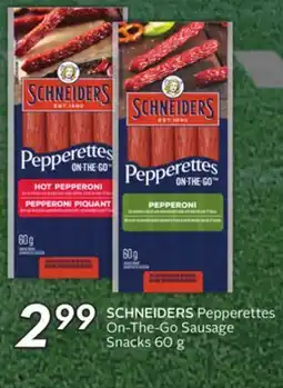 Sobeys SCHNEIDERS Pepperettes On-The-Go Sausage Snacks offer