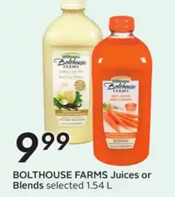 Sobeys BOLTHOUSE FARMS Juices or Blends offer