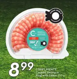 Sobeys COMPLIMENTS Cooked Shrimp Ring with Sauce offer