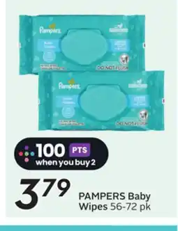 Sobeys PAMPERS Baby Wipes offer