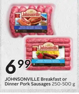 Sobeys JOHNSONVILLE Breakfast or Dinner Pork Sausages offer