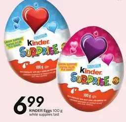 Sobeys KINDER Eggs offer