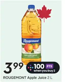 Sobeys ROUGEMONT Apple Juice offer