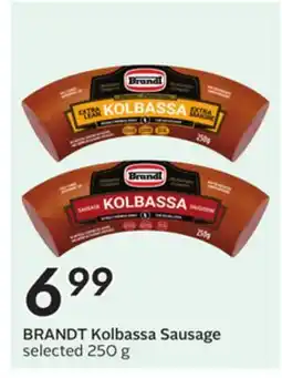 Sobeys BRANDT Kolbassa Sausage offer