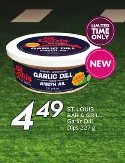Sobeys ST. LOUIS BAR & GRILL Garlic Dill Dips offer