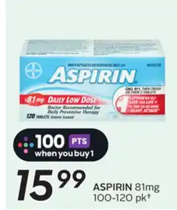 Sobeys ASPIRIN 81mg offer
