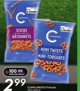 Sobeys COMPLIMENTS Pretzels offer
