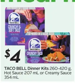Sobeys TACO BELL Dinner Kits offer